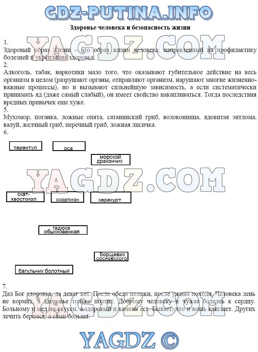 Естествознание 5 класс рабочая тетрадь ответы плешакова и сонина готовые работы не скачивать