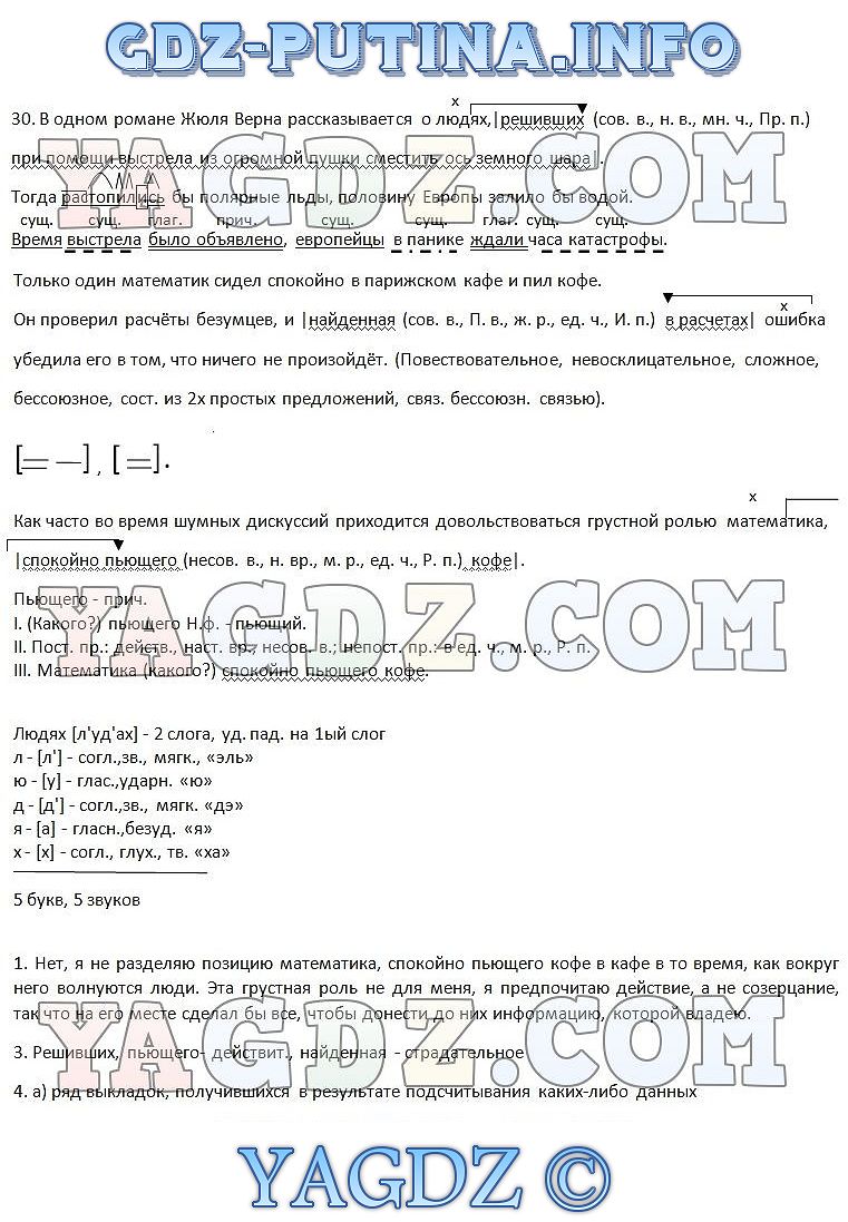 Русский язык 5 класс гдз 33 е издание доработанное учебник 2018 года